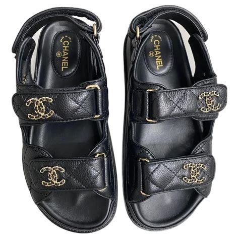 chanel dad sandals cost|Chanel velcro sandals 2020 price.